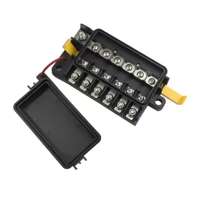 7727 Safety HUB One in 6 Out Midi Fuse Block