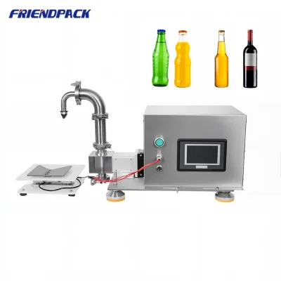 Electric Gear Pump Liquid Filling Machine Beer&wine Filling Machine PLC Control Drink Wine Detergent Filling Machine