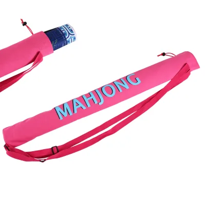 For 2026 New Large Capacity Lightweight Round Polyester Mahjong Storage Bag Multi-Purpose Outdoor Portable Handbag