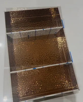 Decorative 3D Water Ripple Metal Ceiling Sheets for Hotel Lobby