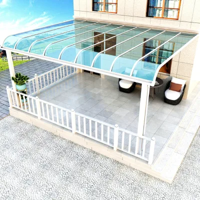 DIY Waterproof Outdoor Balcony Aluminum Patio Cover Roof Canopy for Overkapping