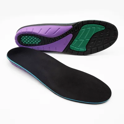 Dongguan Since Household Custom Printed Shock Absorber TPU Gel Athletes Comfort Outdoor Insoles for Sports Shoes