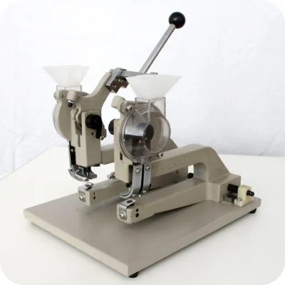 Manual Paper Punching Machine Eyeleting Machine Price Twin Heads Punching Machine