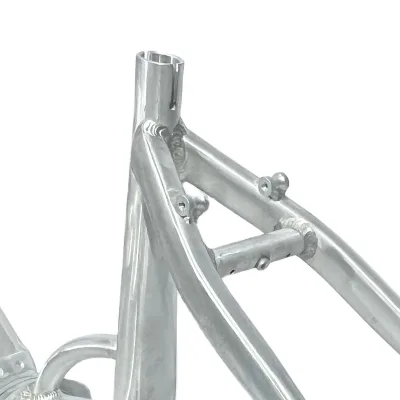 Factory Outlet High Quality Super Light Folding Ebike Frame 6061 Aluminum Alloy Electric Bicycle Frame With Battery Box