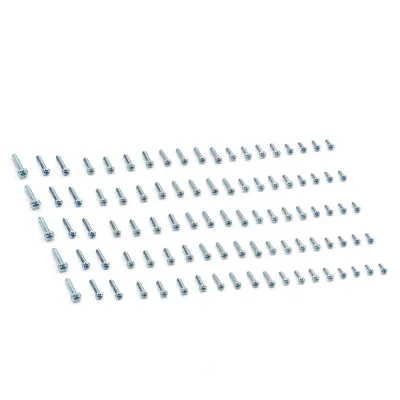 95PCS Screw Assortment Kit Multi-layer Galvanization Steel Phillips Head Self Tapping Wood Screws Set