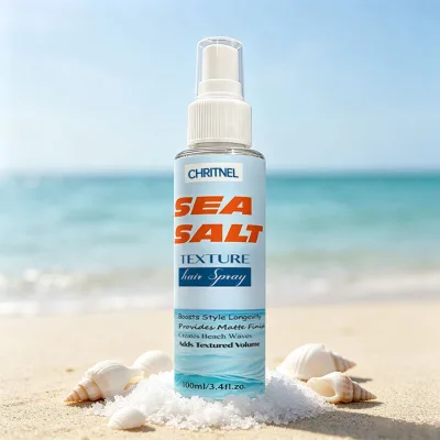 Private Label Sea Salt Hair Spray with Aloe Vera Sodium Hyaluronate Create Beach Waves Volume Texture Hair Styling Spray