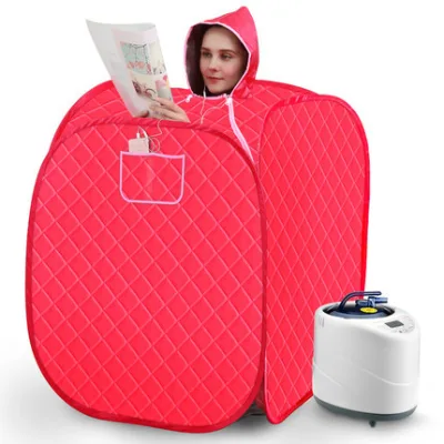 Slimming Firming Heating Sauna Wrap Blanket for Weight Loss and Detox Remote Control Portable Sauna Steamer Box with Arms Out