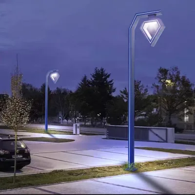 Aluminum Profile for Street Lam Ip66 Waterproof Aluminum Garden Light Vintage Garden Street Light Outdoor Aluminum Garde