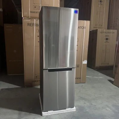290L Two Door Stainless Steel Refrigerator Air-cooled Frost Free Variable Frequency Motor Household Refrigerator