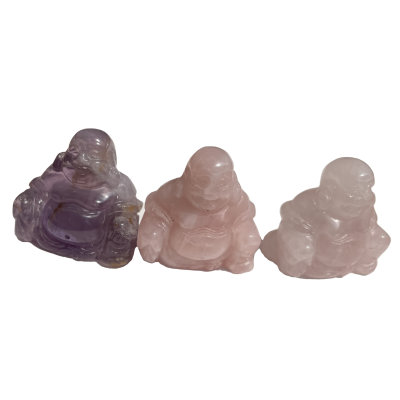Wholesale natural quartz crystal carving buddha
