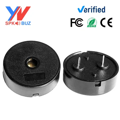 2207 22*7mm 3V/5V/12V 4KHZ Piezo Passive Buzzer 85DB Electronic Element PCB Alarm Custom Buzzer Plastic Casing ROSH Certifice