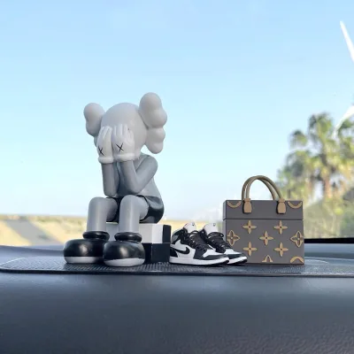 Creative Portable Ladies Bag Doll Car Decoration Unique Car Accessories Gifts for Cars