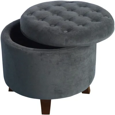 High Quality Comfort Round Modern Antique Convertible Storage Ottoman for Living Room Hebang Brand Home Stool & Ottoman