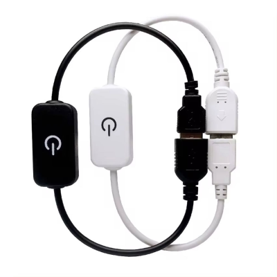 LED monochrome touch switch dimmer, mini monochrome controller, online touch switch, online dimming