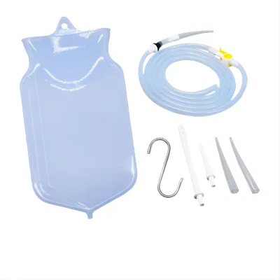 Silicone Water Douche Anal Vagina Cleaning Tool Kit Colon Irrigator Reusable Enema Bag