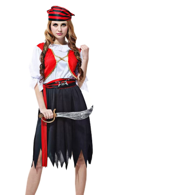 Pirate Costume Women Halloween Costume Adult Pirate Outfit Queen of the High Seas Costume Cosplay