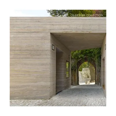 Indoor and Outdoor Slabs for Home Decor Rammed Earth Veneer for Fireproofing