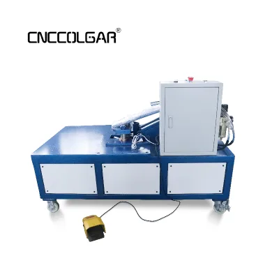 Hvac Duct Corner Making Machine Pneumatic Corner Setting Machine