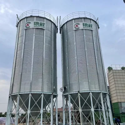 One Stop Grain Silo Solution 50 Ton 200 Ton 1000 Ton 5000 Ton 15000 Ton Galvanized Steel Bin for Agriculture Use