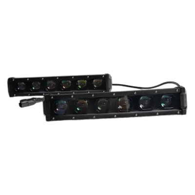 Strobe Dual-Color Bi-Beam Spot Grille Light Bar 70W Segmented Led Lamp for Land Rover Defender