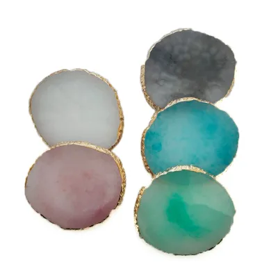 Hot Selling Eyelash Extension Glue Holder Tool Colorful Eye Lashes Jade Stone