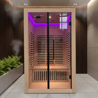 Adjustable Ventilation Indoor Red Far Infrared Sauna Room Modern Design Skin Rejuvenation for Boutique Hotel & Gym Application