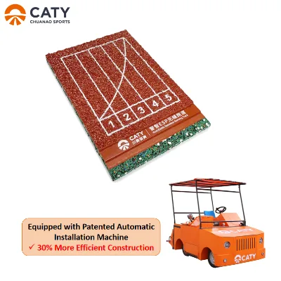 Professional Sandwich System Tartan Track Premium Running Track for Stadiums Sports Center Athletic Venues Running Track Floor