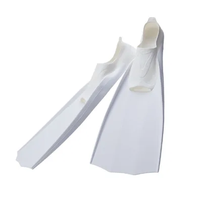 White Color scuba Diving Fins Snorkel Fins Swimming Flippers