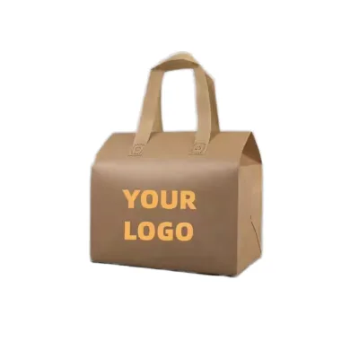 Eco-Friendly Non Woven Thermal Cooler Bag with Insulation Letter Pattern Custom Sizes Logo Food Beverage Delivery