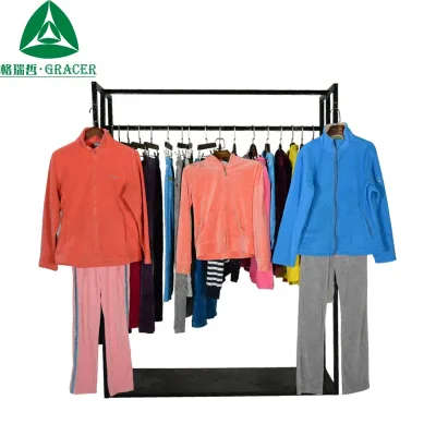 Wholesale Mixed Secondhand Ladies' Comfortable Lightweight Sports Tops for Autumn Low Price