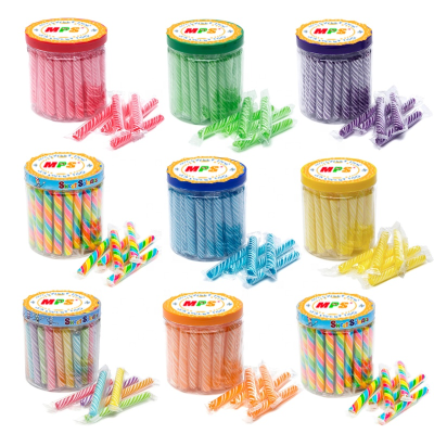 Factory Oem Bulk Wholesale Christmas Candy Fruity Flavor Candy Cane Mini Hard Candy Sticks Sweets