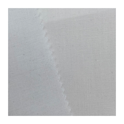 Pure Color Poplin Cotton Polyester 40*40 Lining Fabric Poplin Fabric 80% Polyester 20% Cotton White Shirt Textil Rolls