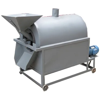 Small Peanut Sunflower Seed Roaster Grain Almond Cashew Nut Roasting Machine