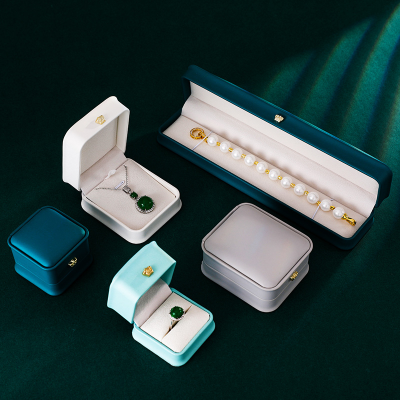 Crown Buckle Jewelry Box, High-end Jewelry Storage Box, Wholesale Jewelry Box, Ring Necklace Box, Bracelet Box
