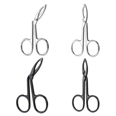 Thinkboo Multifunction Beauty Tool Stainless Steel Eyebrow & Facial Hair Tweezer with Slanted Tip