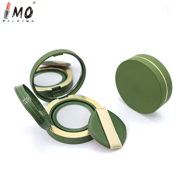 Luxury Best Selling 13g Round Air Cushion Case with Mirror Customizable Cosmetic Cushion Container Compact Packing