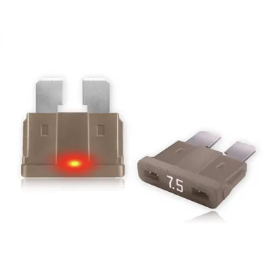 Premium Fuse Standard/Regular Blade ATC/ATO/ATS Glow When Blown LED Automotive Fuse  Smart Auto Glow Fuse Easy Identification