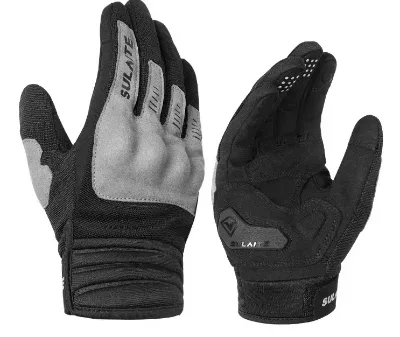 Custom Logo Classic Summer Ventilate Touch Screen Motorcycle Gloves