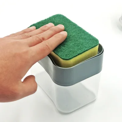 Hot Sale White Green Liquid Soap Dispensers clear Glass Container Special Press for Cleaning Soap Bottles Kitchen Supplies