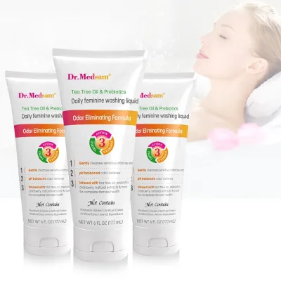 Tea Tree Oil & Prebiotic Feminine Washes Hygiene Products PH Balancing Vulva Odor Removal
