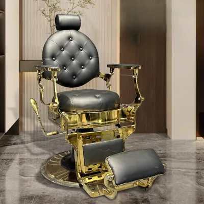 Premium Eco-Friendly Black White Leather Professional Heavy Duty Hydraulic Adjustable Reclining Luxury Contemporary Men's Chair