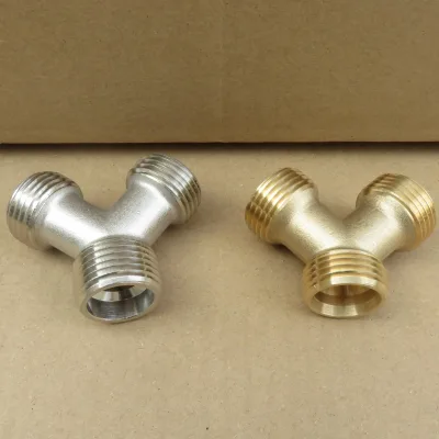 6-point Copper Angular One-way Two-style External Thread Fitting Dishwasher Y-type Three-way Tee Faucet Water Diversion