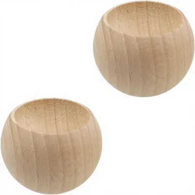 Wealrit 2 Pcs Small Egg-Shaped Beech Wood Essential Oil Diffusers with Long Lasting Aroma for Home & Office Use