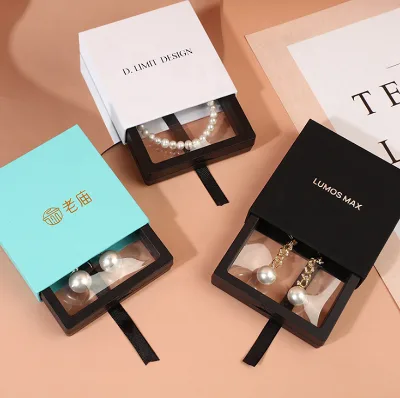Custom logo Recyclable Handmade Jewelry Gift Box Jewelry Packaging Paper Box Jewelry Packaging Paper Box