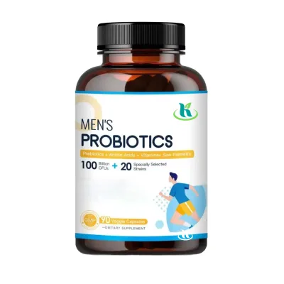 Enteric-Coated Capsules Acid-Resistant Design Men's Probiotics