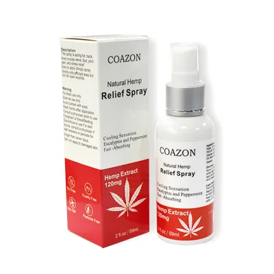 Rapid Calming Relief Spray Use for Soothing Muscle Pain and Anxiety Relief With Camphor & Menthol