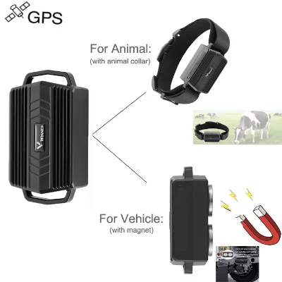 Real Time GPS Tracker for 2G GSM/WiFi Waterproof with Android App & PC Track View for Car & Pet Use