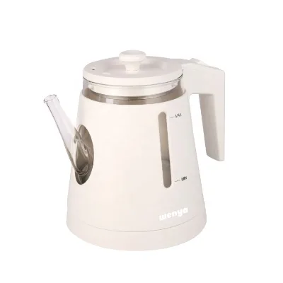 1.8L Gooseneck Glass Retro Hotel Cordless Electric Kettle/Guangdong Zhanjiang Hottest Wholesale Kettle