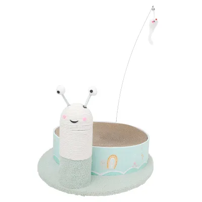 4-in-1 Sisal Cat Scratching Board Integrated Vertical Cat Litter Wear-resistant Corrugated Paper Cat Toy