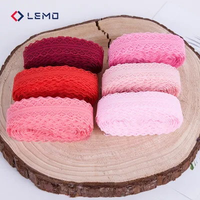 Polyester/Nylon Lace Trim Ribbon Handmade Floral Decoration Clothing Accessories DIY Materials Cake Gift Bow Packaging